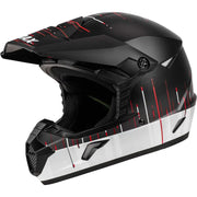GMAX D3465842 Youth Mx 46y Frequency Offroad Helmet Matte Black/White Yl