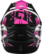 D3466170 Youth Mx 46y Unstable Helmet Matte Black/Pink Ys - MX-46Y