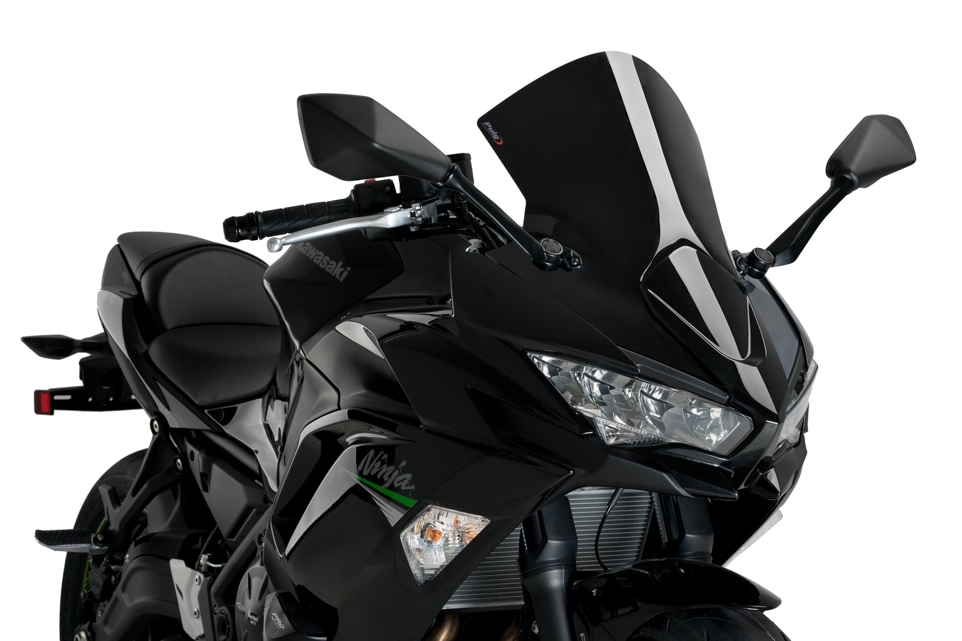 Puig Racing Windscreen Windshield/Windscreen 3880N - Black R-Racer