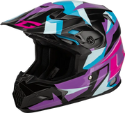 D39611435 Gmax Mx-96 Splinter Helmet Black/Purple/Blue Md - RV and Auto Parts