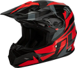D3961155 Gmax Mx-96 Splinter Helmet Black/Red Md - RV and Auto Parts