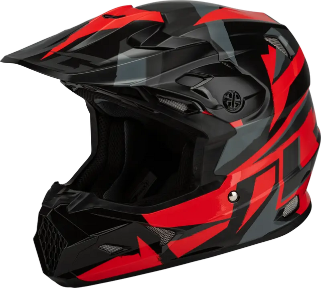 D3961157 Gmax Mx-96 Splinter Helmet Black/Red Xl - RV and Auto Parts