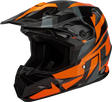 D3961498 Gmax Mx-96 Splinter Helmet Black/Orange 2X - RV and Auto Parts