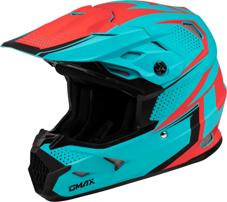 D39621007 Gmax Mx-96 502 Helmet Matte Blue/Red Xl - RV and Auto Parts