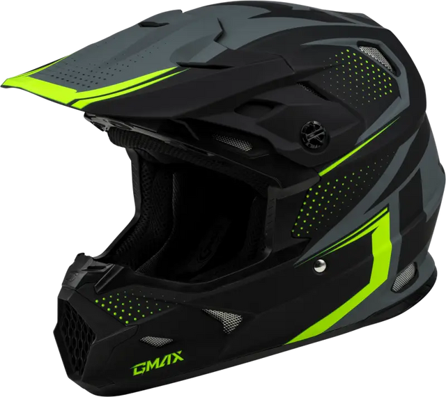 D3962337 Gmax Mx-96 502 Helmet Matte Grey/Hi-Viz Xl - RV and Auto Parts