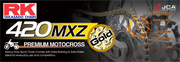 RK Excel 420MXZ Drive Chain Gold GB420MXZ-132 - Gold GB420MXZ 420 132