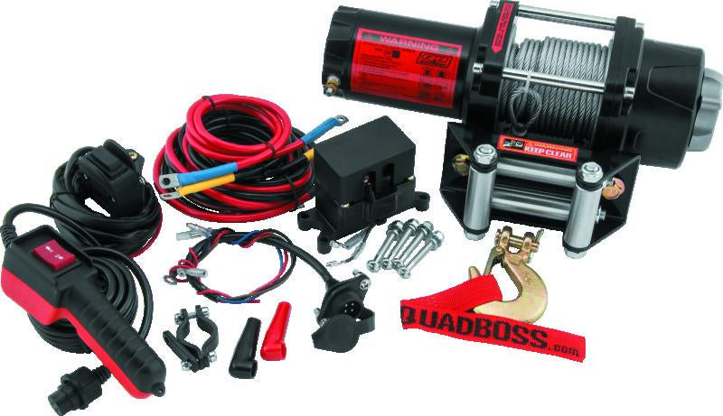 QuadBoss 608700 QuadBoss Winch 2500Lb W/Cable - 608700
