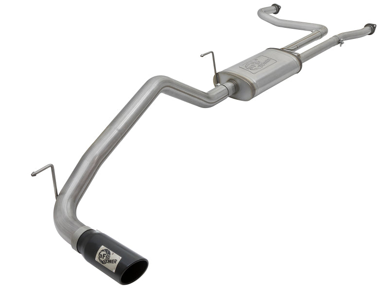 aFe 49-46125-B aFe MACHForce XP 2.5in Cat-Back Exhaust System w/ Black Tip Nissan Frontier 17-19 V8-5.6L
