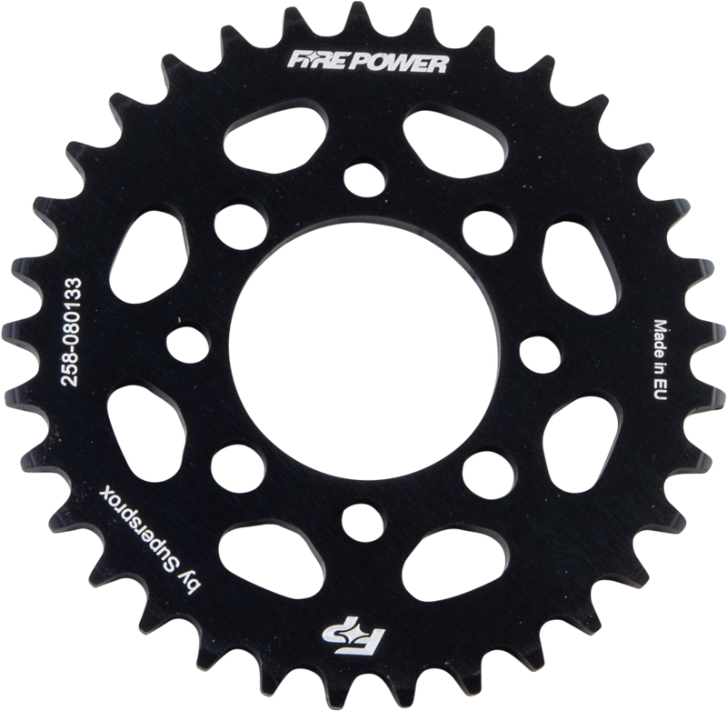 FPA-801-33-BLK Fire Power Rear Sprocket Aluminum 33T Blk