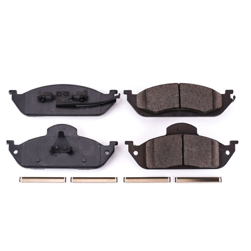 PowerStop 17-760 Power Stop 98-03 Mercedes-Benz ML320 Front Z17 Evolution Ceramic Brake Pads w/Hardware