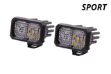 Diode Dynamics Stage Series 2 In LED Pod Sport - White Flood Standard WBL (Pair) - DD6392P