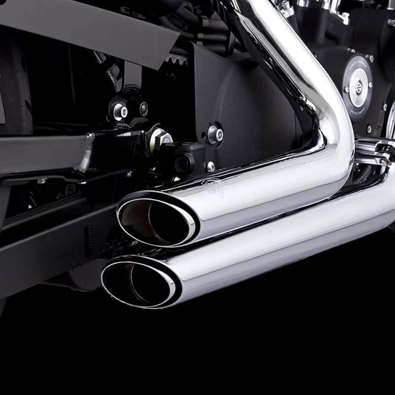 Vance & Hines 06-11 Harley Davidson Dyna Shortshots Staggered PCX Full System Exhaust - 17317