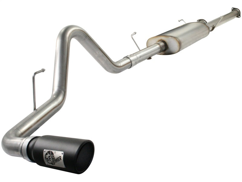 aFe 49-46008-B aFe MACHForce XP Exhausts Cat-Back SS-409 EXH CB Toyota Tundra 10-11 V8-5.7L 145.7 WB (blk tip)