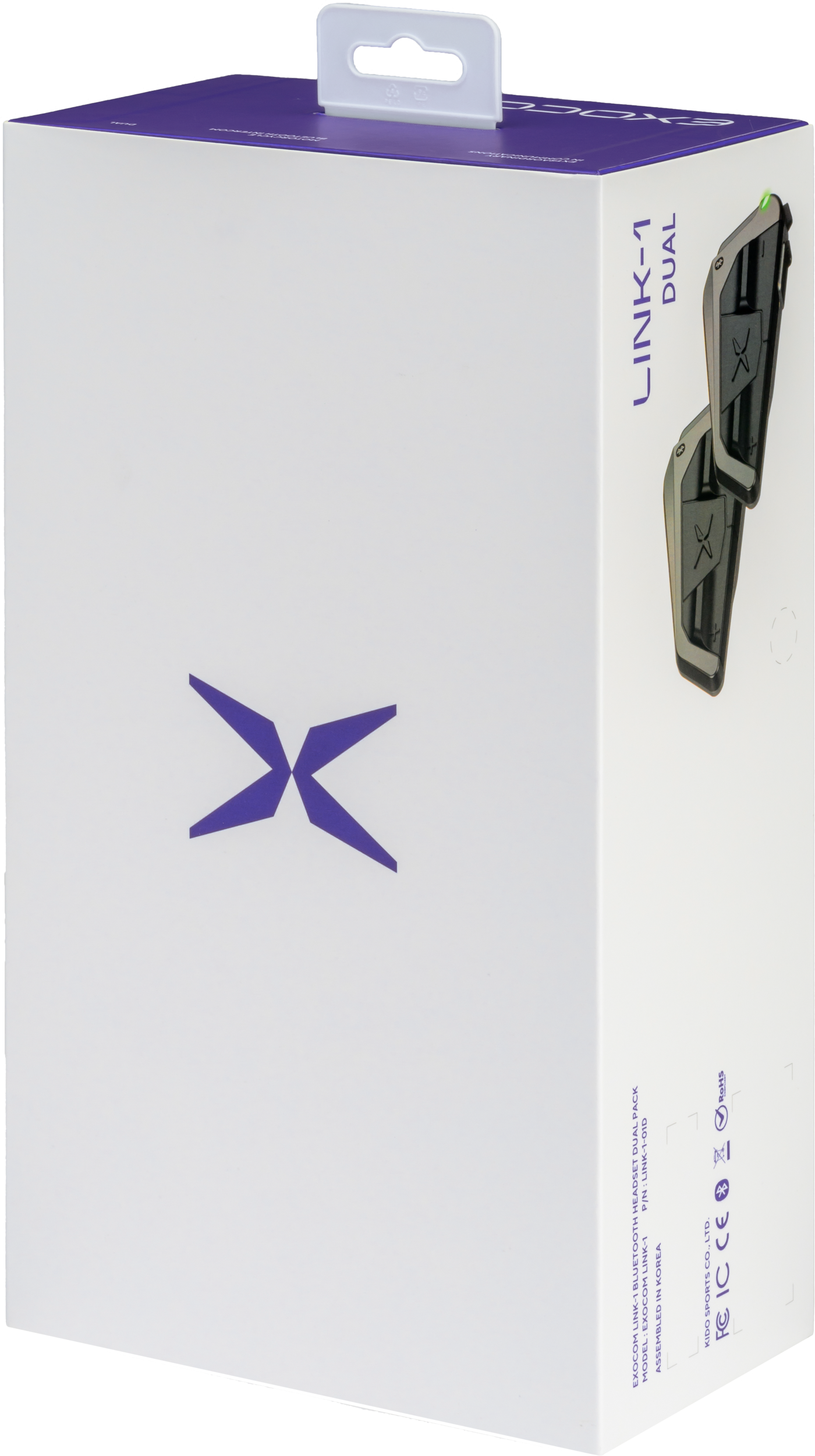 Exocom EXO-COM Link-1 Bluetooth Communicator Audio/Visual/Communication EC-Link1-D - Link-1 Dual Pack