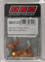 D58-51-312 Aluminum Flange Bolts Gold M6x12mm 4/Pk