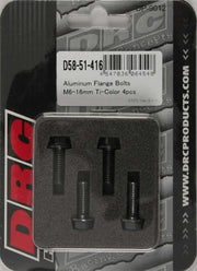D58-51-416 Aluminum Flange Bolts Titanium M6x16mm 4/Pk