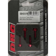 D58-52-216 Aluminum Taper Bolts Red M6x16mm 4/Pk