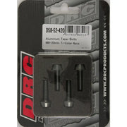 DRC Aluminum Taper Bolts Titanium M6x20mm 4/Pk for Powersports