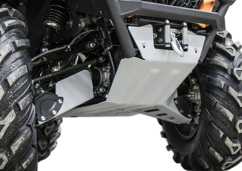 Rival Powersports USA Alloy Skid Plates Guards/Braces 2444.8124.1 - Central Plate Cfm