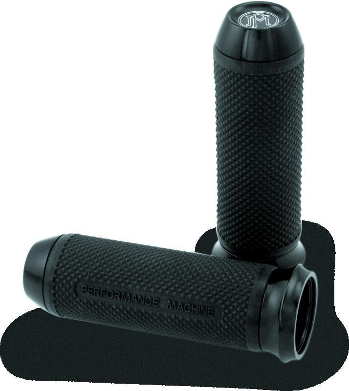 Performance Machine 0063-2028-B Performance Machine Handle Grip Set - Elite TBW - Chrome