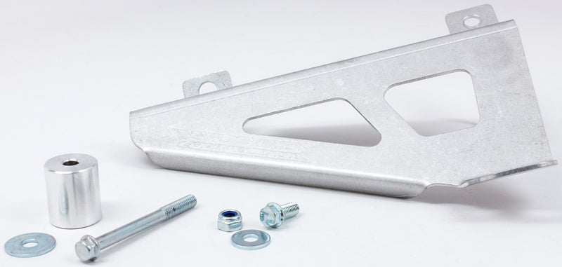 Works Radiator Brace Guards/Braces 18-126 - Silver YZ65