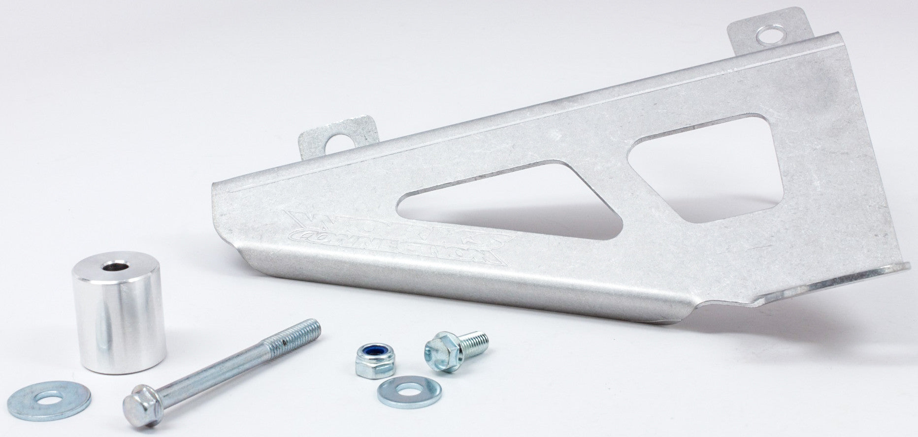 Works Radiator Brace Guards/Braces 18-126 - Silver YZ65