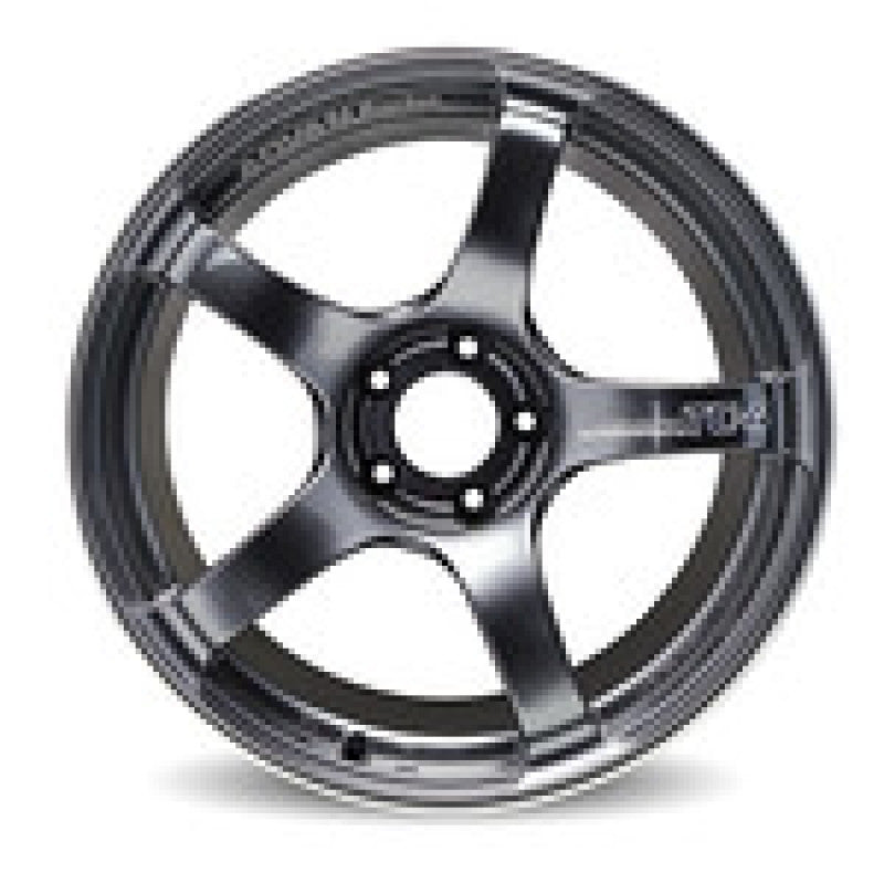 Advan YAD8H31EBGR Advan TC4 18x8.5 +31 5-114 Racing Black Gunmetallic & Ring Wheel