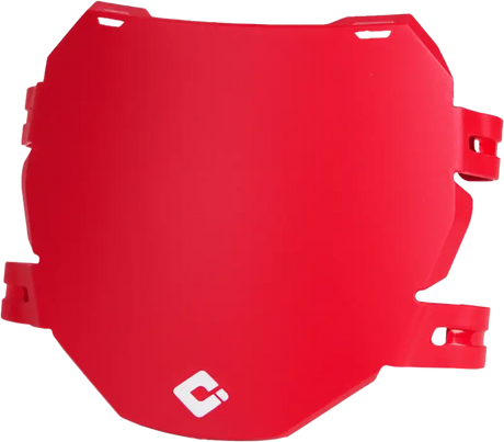 D70DP-U Odi Downhill/E Bike Number Plate Red - RV and Auto Parts