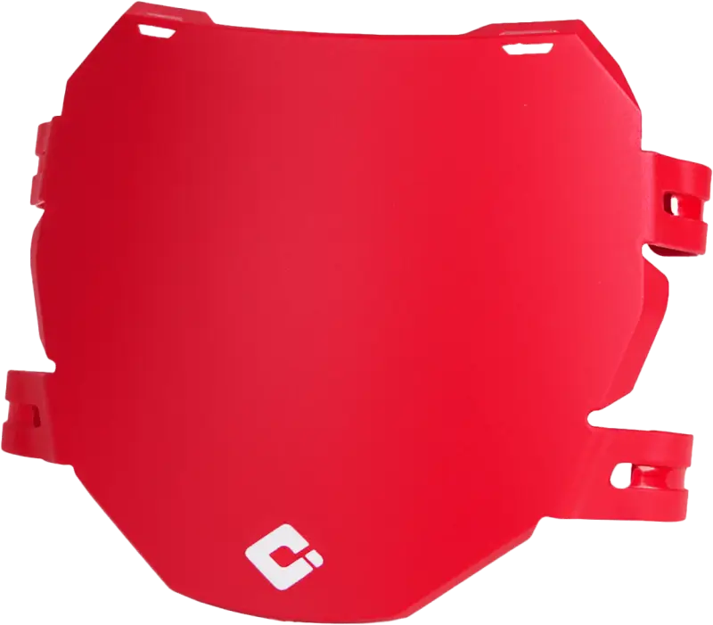 D70DP-U Odi Downhill/E Bike Number Plate Red - RV and Auto Parts