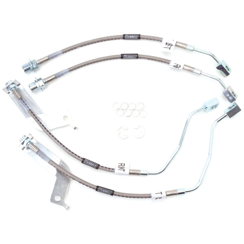 Russell 693210 Russell Performance 99-04 Ford Mustang with Traction Control (Except Cobra) Brake Line Kit - 693210