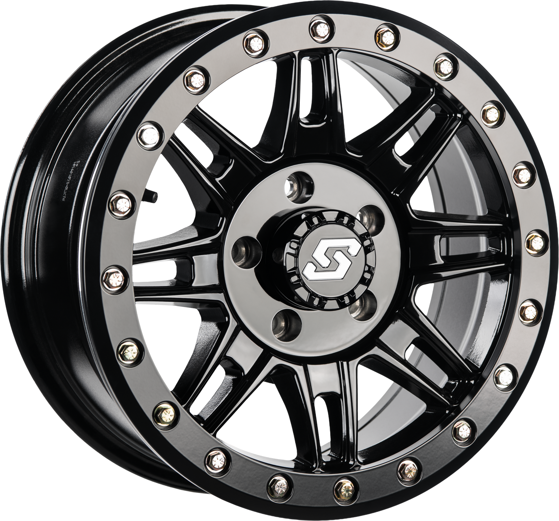 Sedona Clutch Beadlock Wheel A-S24B-56560+72 - Black Bdlk 15X7 5.5 72MM