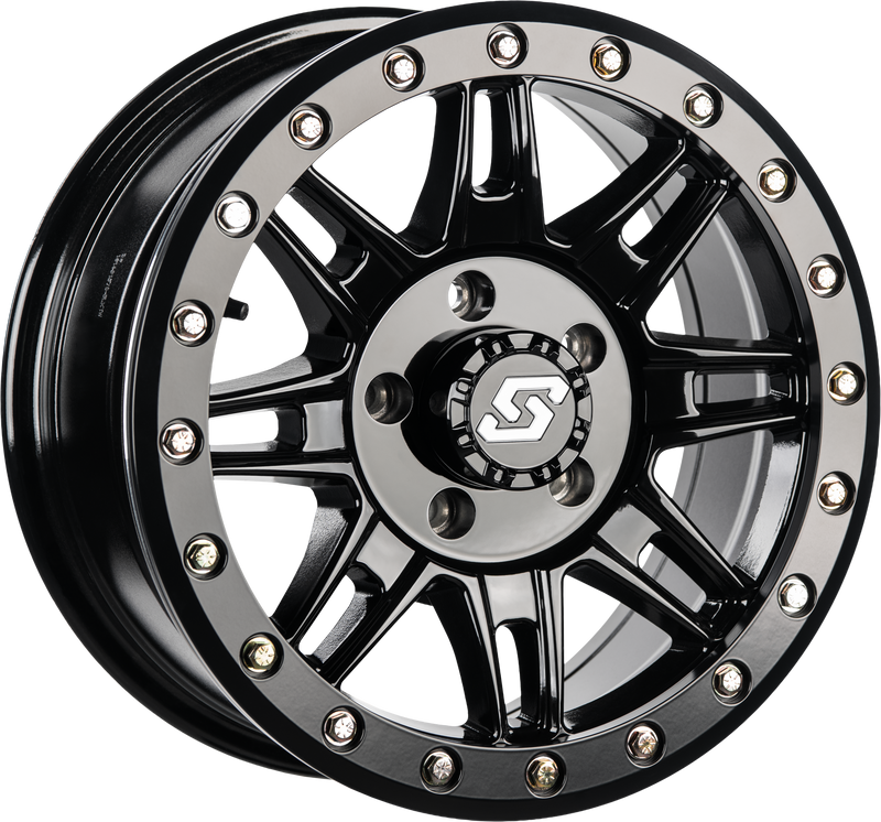 Sedona Clutch Beadlock Wheel A-S24B-57037+10 - Black Bdlk 15X7 137 10MM