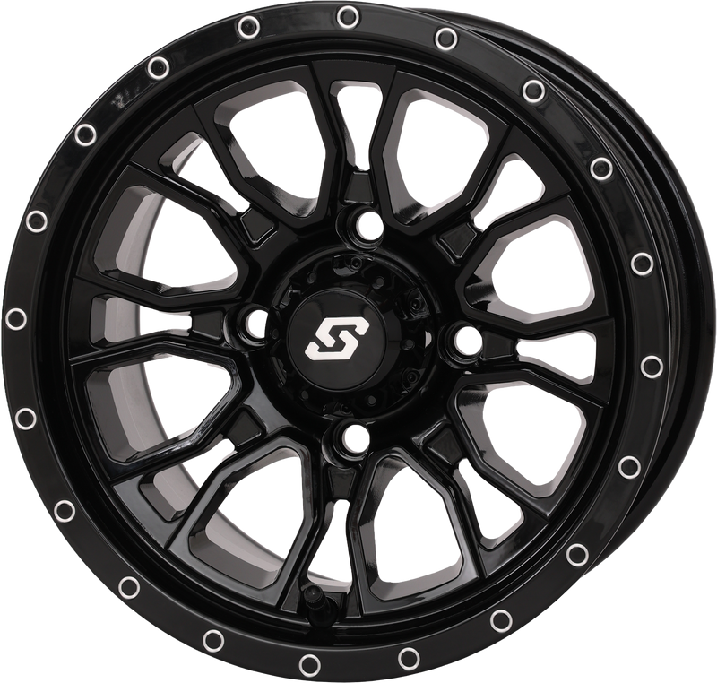 Fusion Wheel 12x7 5+2 4/110 Gloss Black