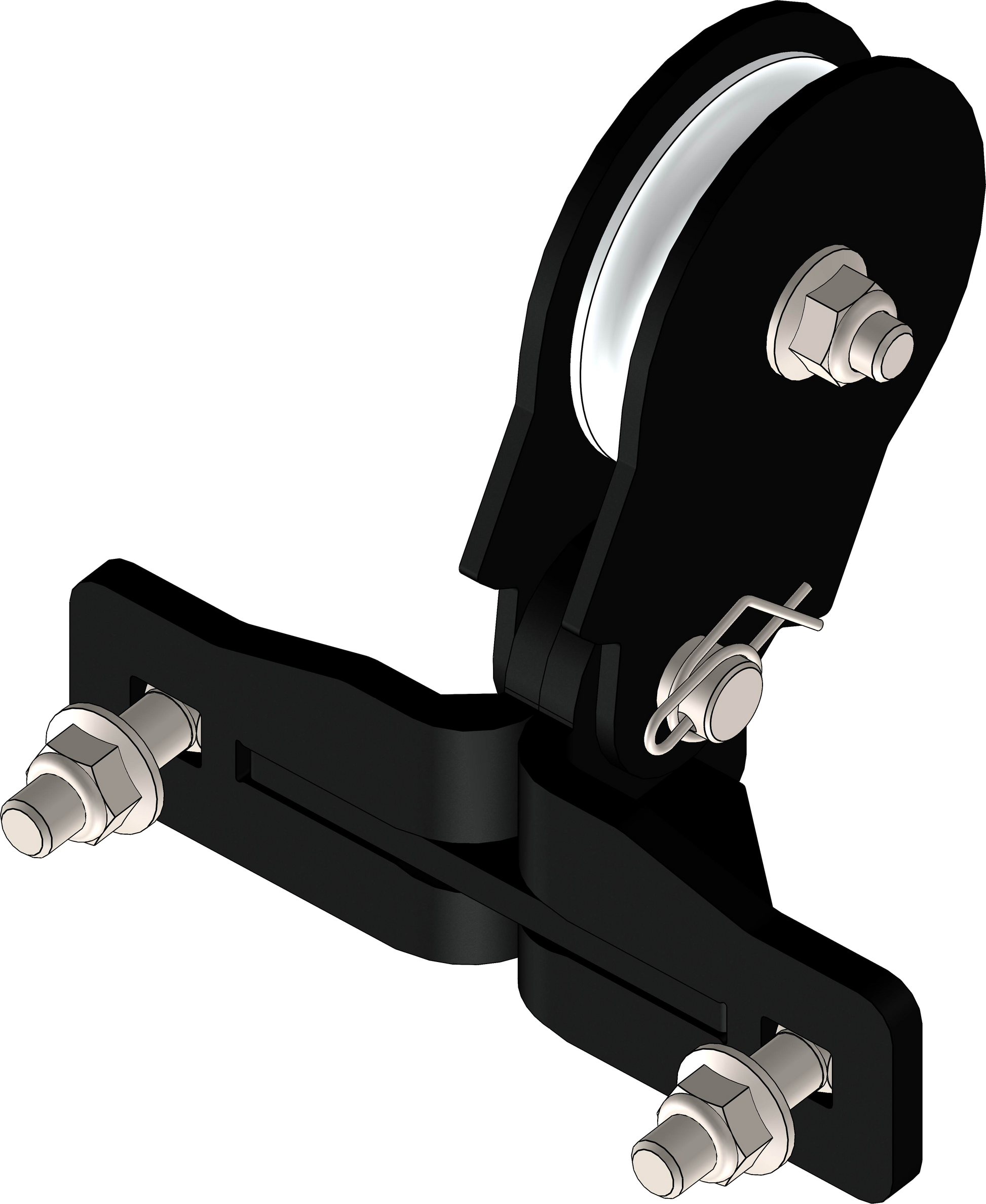 KFI Plow Roller Fairlead 106680 - Quick Pulley-Steel Cable
