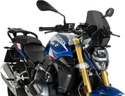 Puig R-Racer Windscreens Windshield/Windscreen 22299F - Smoke Naked New Gen Sport Dark