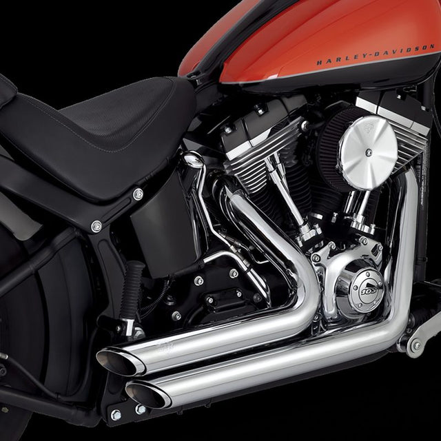 Vance & Hines 12-17 Harley Davidson Softail Shortshots Staggered PCX Full System Exhaust - 17325