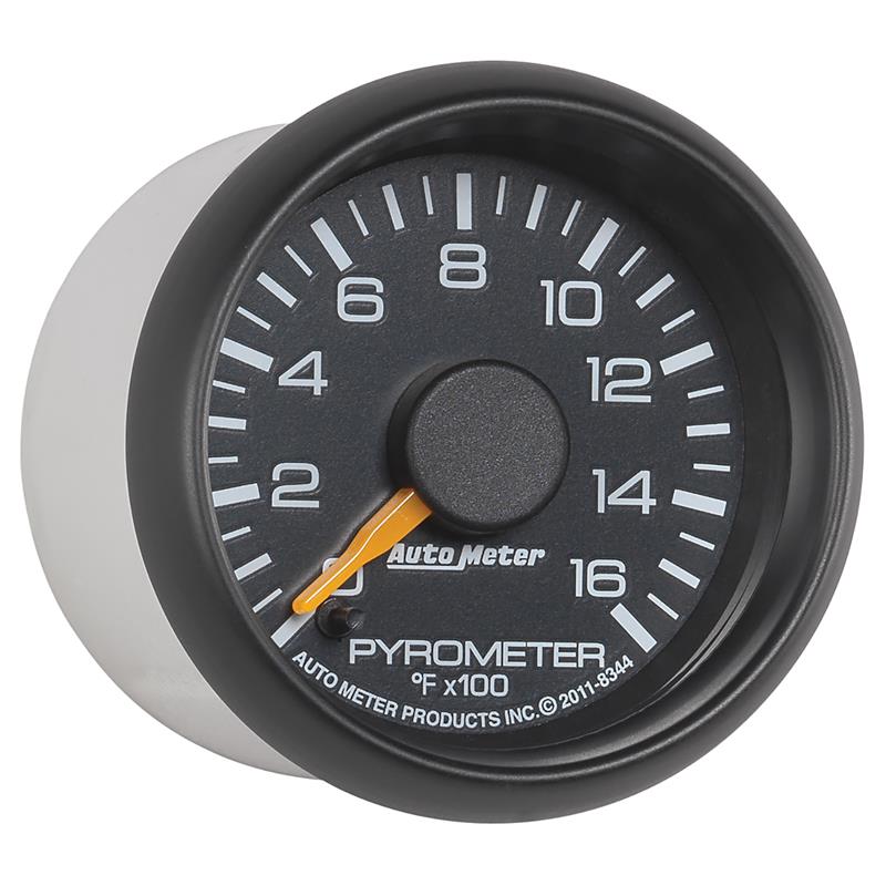 AutoMeter 8344 Autometer Factory Match GM 2-1/16in 1600 Degree Electric Pyrometer (EGT) Gauge - 8344