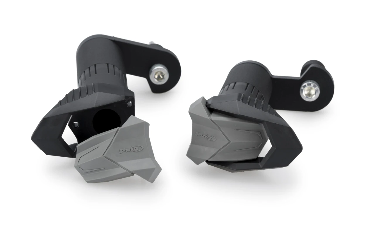 Puig Frame Slider Guards/Braces 22236N - Black Sliders R19 Apr