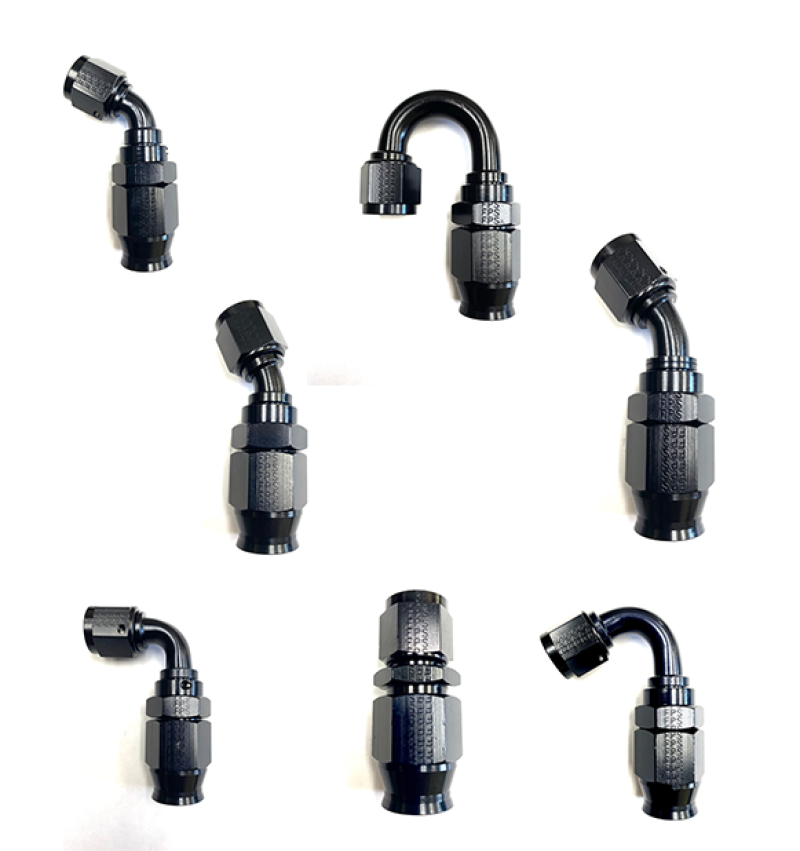 Fragola 2512006 Fragola -6AN Race-Rite Reusable PTFE Hose End 120 Degree