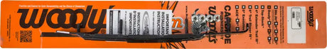 Wiper blade with installation hardware and instructions for DA6-9750 Dooly Carbide Runner