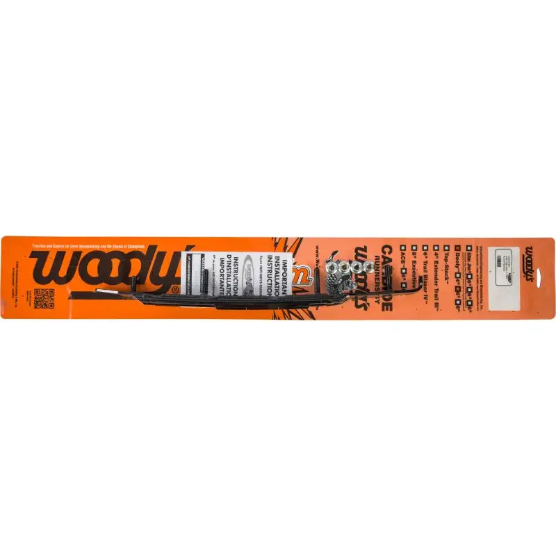 Wiper blade with installation hardware and instructions for DA6-9750 Dooly Carbide Runner
