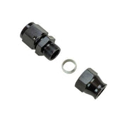 Moroso 65354 Moroso Aluminum Fitting Adapter 8AN Female to 1/2in Tube Compression - Black - 65354