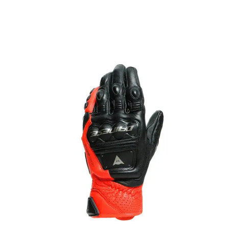 Dainese 4-Stroke 2 Gloves Black/Fluorescent-Red - Medium - RV and Auto Parts