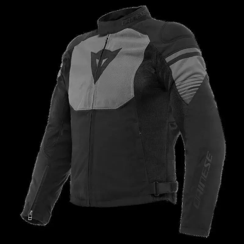 Dainese Air Fast Tex Jacket Black/Gray/Fluorescent-Red Size - 52 - RV and Auto Parts