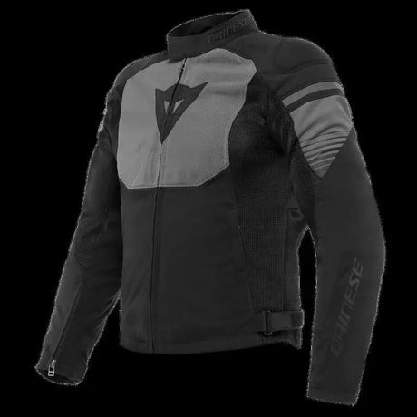 Dainese Air Fast Tex Jacket Black/Gray/Fluorescent-Red Size - 52 - RV and Auto Parts