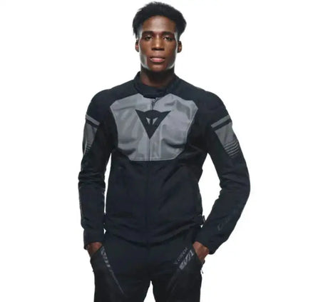 Dainese Air Fast Tex Jacket Black/Gray/Gray Size - 48 - RV and Auto Parts