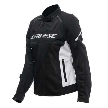 Dainese Air Frame 3 Tex Jacket Womens Black/White/White Size - 52 - Apparel