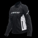 Dainese Air Frame 3 Tex Jacket Womens Black/White/White Size - 52 - Apparel