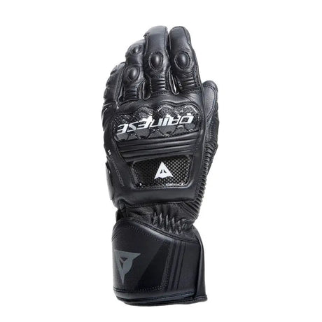Dainese Druid 4 Leather Gloves Black/Black/Charcoal-Gray - XS - Dainese