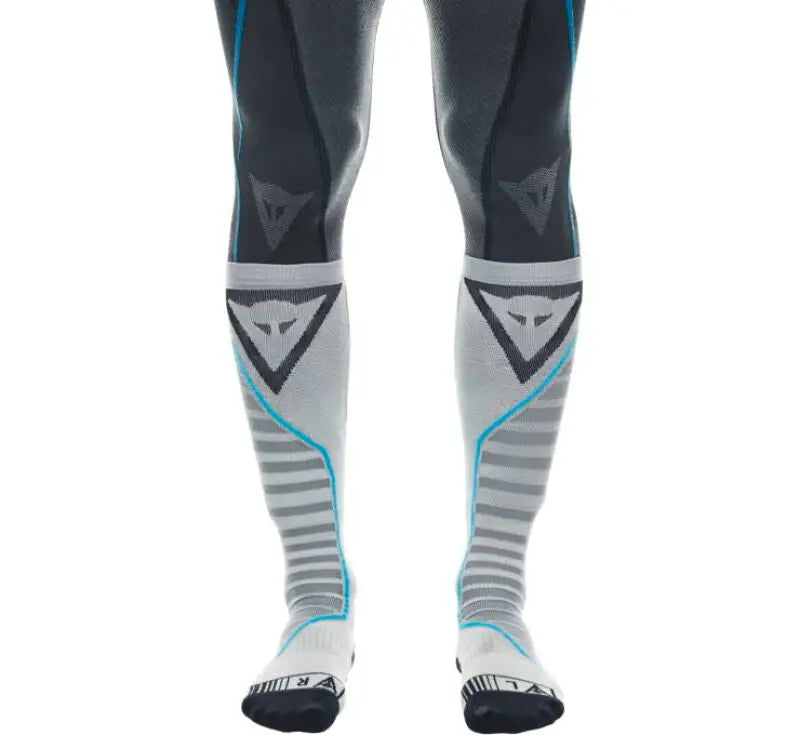 Dainese Dry Long Socks Black/Blue Size - 42/44 - Dainese